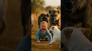 Heroic Puppy and Elephant Rescue Baby from Hyenas, Puppy Sacrificed, Miraculous Revival by Jesus