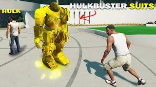 Franklin Stealing Yellow HULKBUSTER Suit in Gta 5!