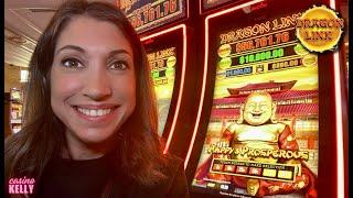 Going for $10k on my last day in Vegas!   Dragon Link slot machine