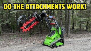 Attachments for Chinese Mini Skid Steers - How Well Do They Work?