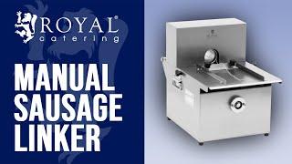 Manual Sausage Linker RCWCB-01 | Royal Catering | Product presentation