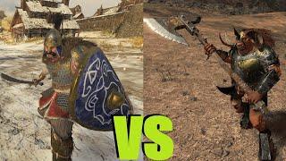 Царская стража vs Стадо бестигоров: Total War Warhammer 3. Immortal Empires. тесты юнитов v 4.2.2