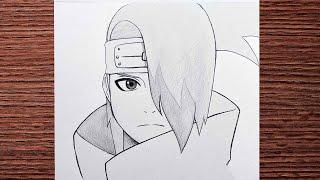 How to draw Deidara - [Naruto] | Easy drawing ideas for beginners