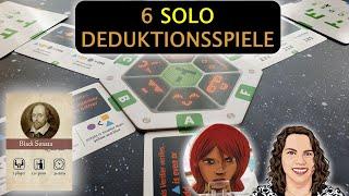 Diese Deduktionsspiele kannst du auch solo spielen!