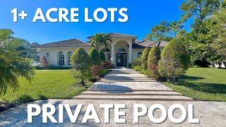 West Palm Beach Florida | 4162 SF | Pool + Guest House | New Construction Model Tour in The Acreage