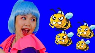 Angry Bees Go Away & Mosquito, Go Away Song  Kids Funny Songs