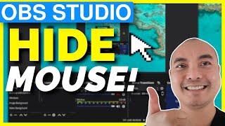 How To Hide Mouse Cursor In OBS! (Disable Mouse Cursor) | OBS Tutorial