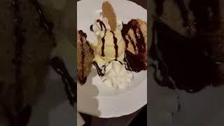 Delicious Dessert Crêpes with Chocolate Vanilla Icecream & Whipped Cream #trending #viralvideo #yum