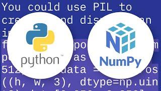 How do I convert a numpy array to (and display) an image?