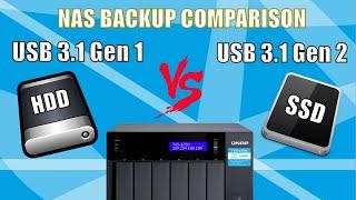 QNAP NAS USB Backups - USB 3.1 vs USB 3.2 Performance