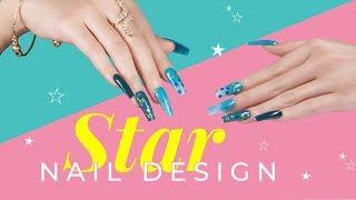 Easy Dip Star Nail Art - Lavis Dip