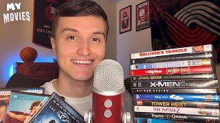 ASMR | My Entire Movie Collection  (whisper ramble)
