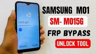 SAMSUNG M01 ( M015G ) Google Account Bypass New Trick!