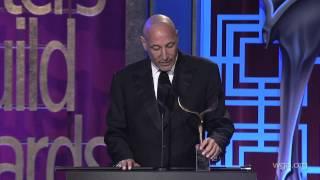 Sam Simon's funny, touching Writers Guild Awards Valentine Davies acceptance speech