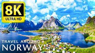 Norway 8K Ultra HD Drone Video - Mountains And Landscapes With Relaxing Music