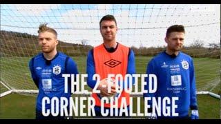 Huddersfield's Adam Clayton, Anthony Gerrard & Oliver Norwood Take On The 2 Footed Corner Challenge