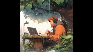 1 HR   Lo-fi Music to Focus on Work Study, Chill and Unwind   Outdoor Vibes on a Rainy Day, Relax wi