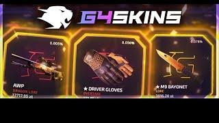 YENİ SİTE G4SKİNS BİZİ SİLDİ SÜPÜRDÜ !! G4SKİNS PROMO CODE ! CS2 KASA AÇILIMI