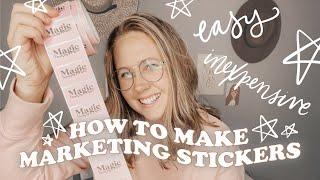 HOW TO MAKE MARKETING STICKERS FOR YOUR SMALL BUSINESS |