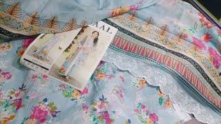FLORALLY️ELEGANT EMBROIDERED CHIKAN DRESSES WITH LAWN CUTWORK DUPPTA BY MASHAAL #designer