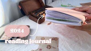 2024 reading journal flip through 