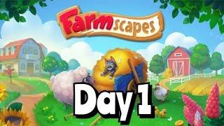 Farmscapes Gameplay Walkthrough - Farmscapes Day 1