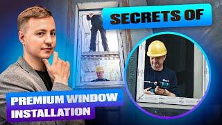 How to do premium window installation? I share many years of experience! #construction #aluminium