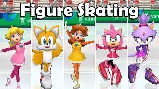 Mario & Sonic at the Olympic Winter Games [DS] - Figure Skating (All Characters)