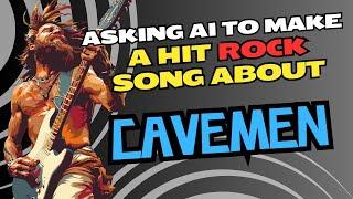 Asking Ai To Make A Hit Rock Song About Cavemen! (Me Like Rock) - Full Song