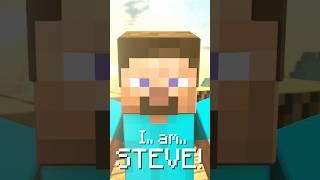 I.. am.. STEVE! ️#animation #minecraft #shorts