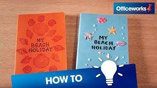 Create an artistic journal cover – Officeworks Christmas Gift Ideas