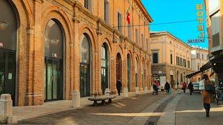 Beautiful city - Forli. Italy  - 4k Walking Tour around the City - Travel Guide. #152