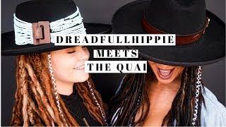 I installed synthetic dreadlocks on my friend! / DreadFullHippie meets the Quai