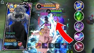 Julian " Megumi Fushiguro " One Shot Build | Mobile Legends