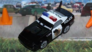 Disney Cars 3 Florida 500 Police Car Mike Cometire (Custom) - Piston Cup Official