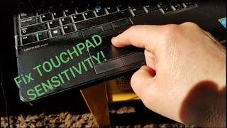 How to fix Laptop's touchpad sensitivity