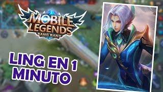 LING EN 1 MINUTO *Como usar a LING, ling guía, Ling tutorial Divertido - MOBILE LEGENDS ESPAÑOL