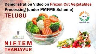 Demonstration Video on Frozen Cut Vegetables Processing (under PMFME Scheme) - TELUGU