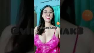 bigo live barbar sri ayu tarisa baju dinas pink