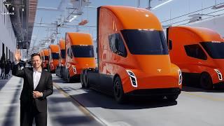 It Happened! Elon Leaked Tesla Semi 2025 coming, Faster, Instance efficiency! All You Need To Know!