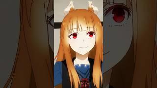 Holo's wagging ears are so cute丨Spice and Wolf丨#anime #animeedit #animeshorts