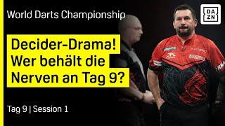 Hochspannung im Decider!: Tag 9 - Session 1 | Darts WM 25 | DAZN Highlights