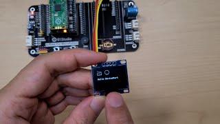 Controlling an OLED display with a Raspberry Pi Pico using CircuitPython