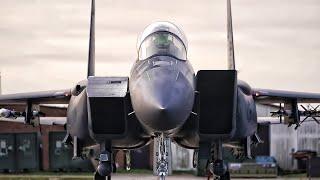 1st Time F-15E Strike Eagles Takeoff At Lakenheath In 2023