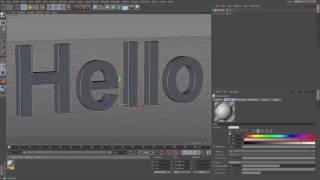 Cinema 4D Tutorial - How To Create 3D Text