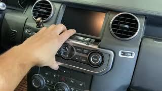 range rover discovery 4, как снять штатное головное устройство / how to remove the head unit