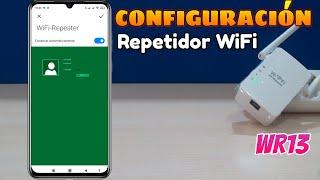 Configuración repetidor WiFi WR13  Proceso de instalación fácil desde un teléfono móvil