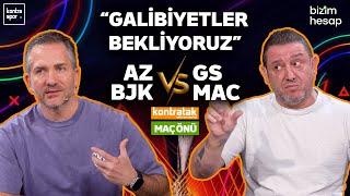 CANLI | AZ-Galatasaray & Beşiktaş-Tel Aviv & S. Prag-Fenerbahçe Maç Önü | Nihat Kahveci, Nebil Evren