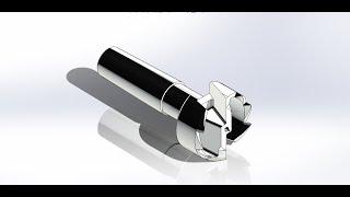 Forstner Freze Matkap Ucu Çizimi Solidworks 2024
