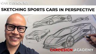 Car Design 101: Drawing Sports Cars in Perspective